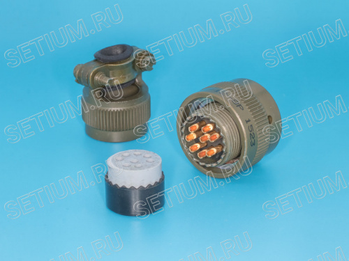 Разъём Amphenol серии 62IN 8 контактов, вилка на кабель фото 2 Разъём Amphenol серии 62IN 8 контактов, вилка на кабель 62IN-16F-12-8P фото 2