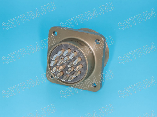 Разъём Amphenol серии MS 17 контактов, гнездо на блок MS3102E-20-29S фото 2