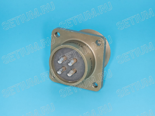 Разъём Amphenol серии MS  4 контакта, гнездо на блок MS3102E-18-4S фото 2