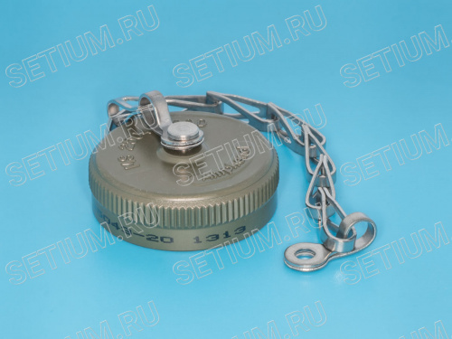 Заглушка Amphenol серии MS для разъема тип 20 на блок MS 25043-20 фото 3