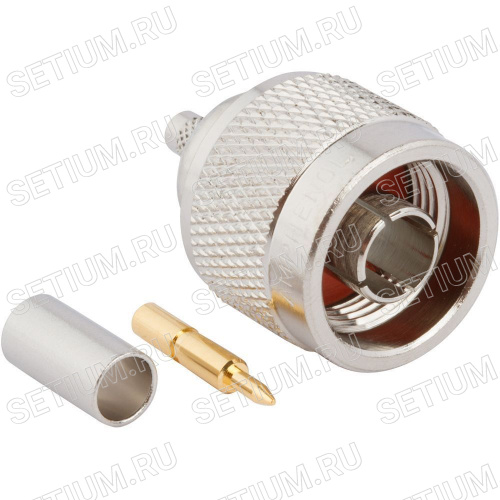 Разъем N Amphenol, вилка на кабель RG-58, обжим Разъем N Amphenol, вилка на кабель RG-58, обжим 082-5375-RFX