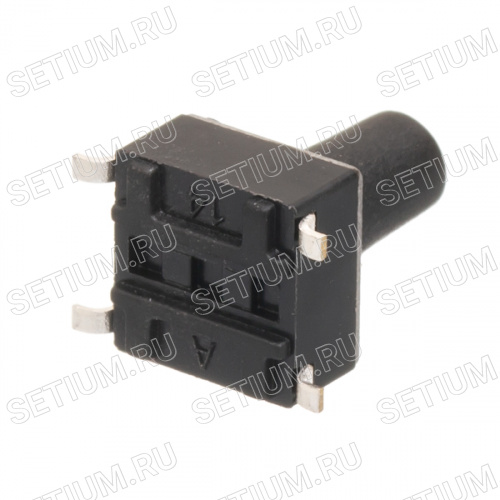 Кнопка тактовая 6х6 мм, h=9.5 мм, поверхностный монтаж  SWT-34-95 фото 2