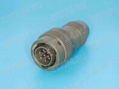 Разъём Amphenol серии 62IN  7 контактов, вилка на кабель 62IN-16J-10-7P