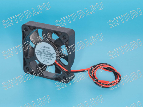 Вентилятор 50х50х10, 12В, 0.12А, подшипник скольжения DAC5010H12S