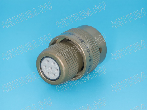 Разъём Amphenol серии 62IN  7 контактов, гнездо на кабель 62IN-16E-10-7S фото 3