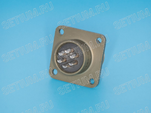 Разъём Amphenol серии MS  6 контактов, гнездо на блок MS3102E-14S-6S фото 2