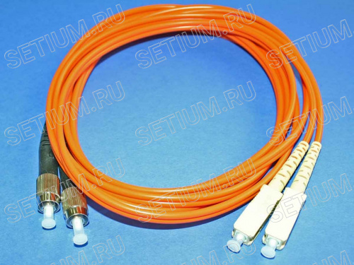 FC-SC патч-корд многомодовый 50/125 2м (Duplex) FC-SC патч-корд многомодовый 50/125 2м (Duplex) FPK-FC-SC-mm-dp-2