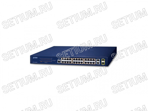 FGSW-2624HPS4 Управляемый PoE коммутатор 2-го уровня 24 порта 100Мбит/с 2 комбо порта TP/SFP 1Гб/с