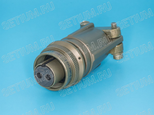 Разъём Amphenol серии MS  2 контакта, гнездо на кабель MS3106E-10SL-4S фото 5