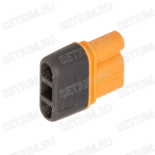 Разъем силовой MR30, 3 контакта, розетка на кабель с кожухом MR30-FB.G.Y фото 3