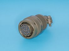 Разъём Amphenol серии 62IN 10 контактов, гнездо на кабель 62IN-16F-12-10S
