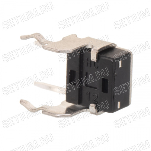 Кнопка тактовая 6x6 мм мм, h=5 мм, прямой угол SWT-7-50 фото 2