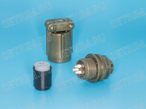 Разъём Amphenol серии MS  3 контакта, гнездо на кабель MS3106E-10SL-3S фото 3