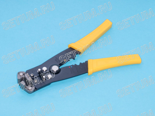 Инструмент для зачистки проводов и обжима клемм, d 0,5-3,2 мм KST-731A фото 2