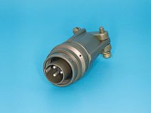 Разъём Amphenol серии MS  3 контакта, вилка на кабель MS3106E-10SL-3P