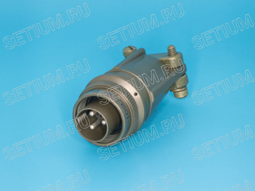 Разъём Amphenol серии MS  3 контакта, вилка на кабель MS3106E-10SL-3P