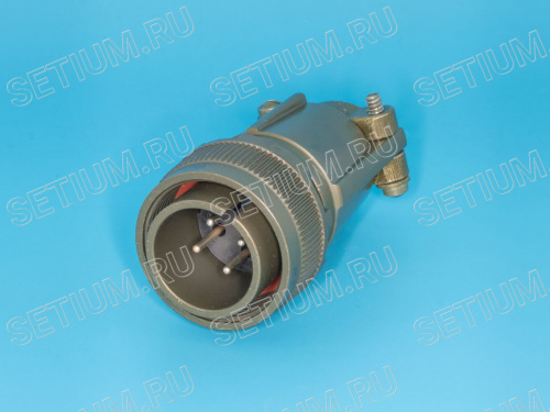 Разъём Amphenol серии MS  4 контакта, вилка на кабель MS3106E-18-4P