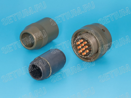 Разъём Amphenol серии 62IN 10 контактов, гнездо на кабель 62IN-16J-12-10S фото 4