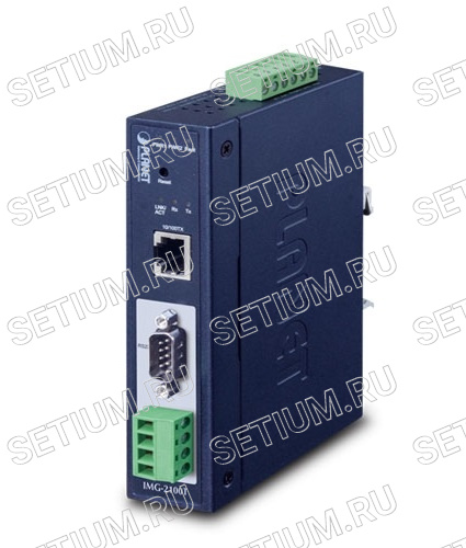 IMG-2100T Промышленный шлюз Modbus 1 порт RS232/422/485 + 1 порт 100Мбит/с
