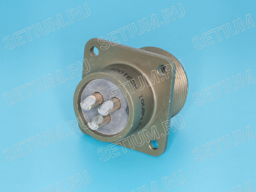 Разъём Amphenol серии MS  3 контакта, гнездо на блок MS3102E-16-10S фото 2