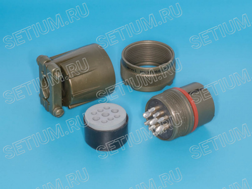Разъём Amphenol серии MS  9 контактов, гнездо на кабель MS3106E-20-18S фото 2