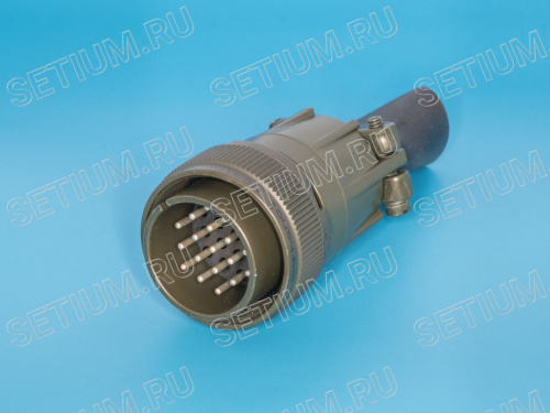 Разъём Amphenol серии MS 19 контактов, вилка на кабель MS3106E-22-14P