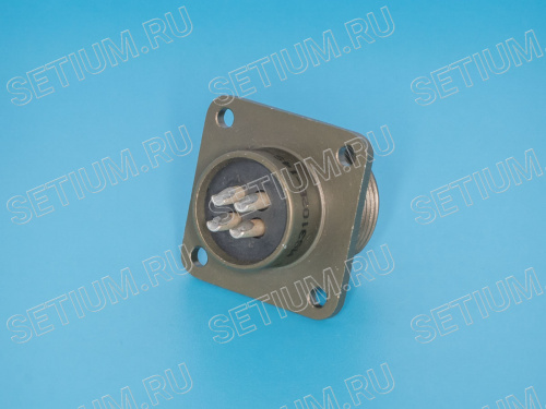 Разъём Amphenol серии MS  4 контакта, вилка на блок MS3102E-14S-2P фото 2
