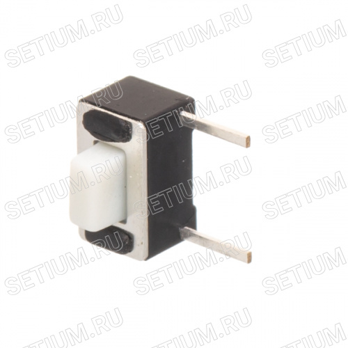 Кнопка тактовая 6х3.5 мм, h=5 мм, прямой угол Кнопка тактовая 6х3.5 мм, h=5 мм, прямой угол