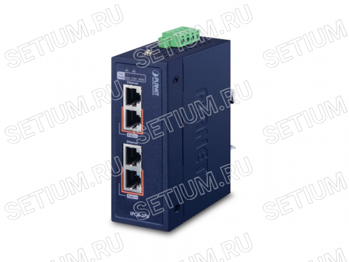 IPOE-270-12V Промышленный PoE инжектор 2 порта 5Гб/с с питанием от 12В