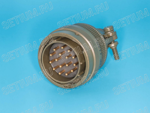 Разъём Amphenol серии 62IN 16 контактов, вилка на кабель 62IN-16F-20-16P