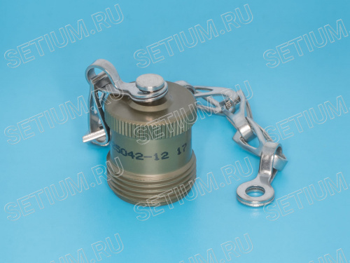 Заглушка Amphenol серии MS для разъема тип 12, 12S на кабель MS 25042-12 фото 2