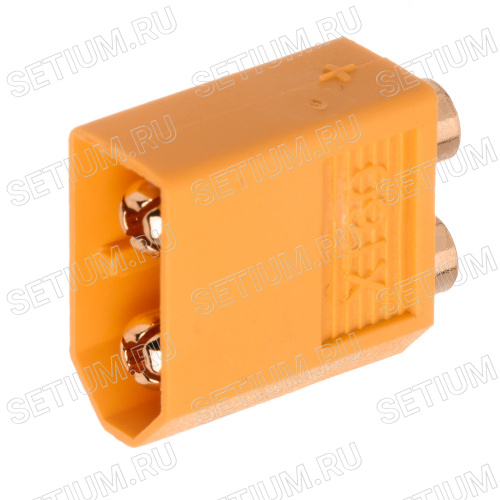 Разъем силовой XT60, 2 контакта, штекер на плату XT60PB30-M.G.Y