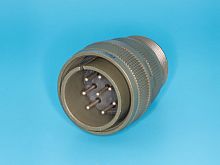 Разъём Amphenol серии MS  8 контактов, вилка на кабель MS3106A-22-18P