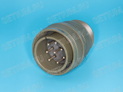 Разъём Amphenol серии MS  8 контактов, вилка на кабель MS3106A-22-18P