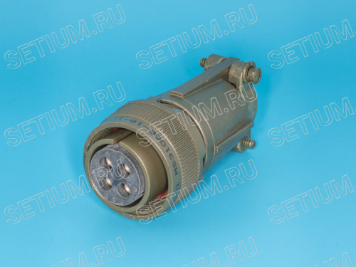 Разъём Amphenol серии MS  4 контактов, гнездо на кабель MS3106E-18-10S