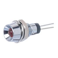 Светодиод в корпусе, красный, 12В, 7.0mcd