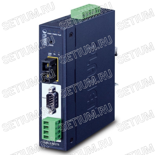 IMG-2102TS Промышленный шлюз Modbus 1 порт RS232/422/485 + 1 слот SC (одномодовое) 100Мбит/с