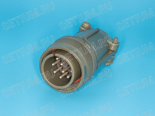 Разъём Amphenol серии MS 10 контактов, вилка на кабель MS3106E-18-1P