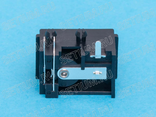 Разъем питания штыревой 2,1мм, вилка на плату с выключателем фото 3 Разъем питания штыревой 2,1мм, вилка на плату с выключателем DJK-30A фото 3