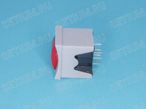 Кнопка мини без фиксации, красная в сером корпусе фото 3 Кнопка мини без фиксации, красная в сером корпусе PSM2-0-R-G фото 3