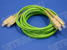 SC-SC патч-корд многомодовый 50/125 2м (Duplex) FPK-SC-SC-mm-dp-2 SC-SC патч-корд многомодовый 50/125 2м (Duplex)