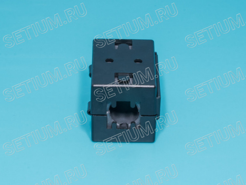 Ферритовое кольцо d 10мм, прямоугольный корпус, с защелкой на кабель FRS-10C фото 5