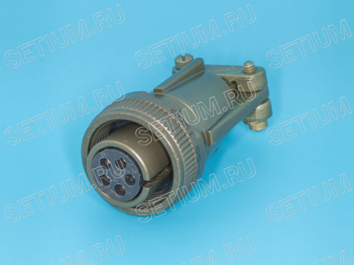 Разъём Amphenol серии MS  5 контактов, гнездо на кабель MS3106E-14S-5S