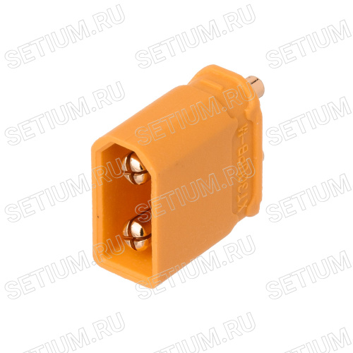 Разъем силовой XT30, 2 контакта, штекер на плату XT30UPB30-M.G.Y