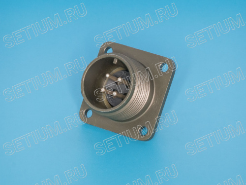 Разъём Amphenol серии MS  4 контакта, вилка на блок MS3102E-14S-2P