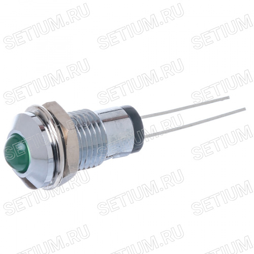 Светодиод в корпусе, зеленый, 12В, 12.0 mcd Светодиод в корпусе, зеленый, 12В, 12.0 mcd LA05W/8UG/HV12