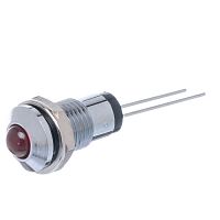 Светодиод в корпусе, красный, 12В, 12.0 mcd