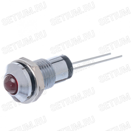 Светодиод в корпусе, красный, 12В, 12.0 mcd LA05W/8VRF/HV12