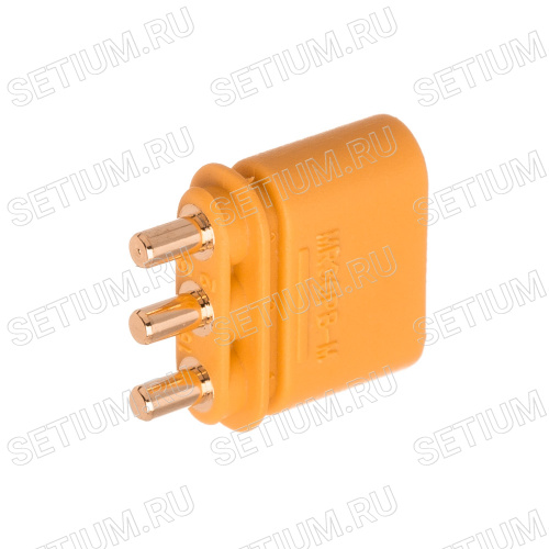 Разъем силовой MR30, 3 контакта, штекер на плату фото 2 Разъем силовой MR30, 3 контакта, штекер на плату MR30PB30-M.G.Y фото 2