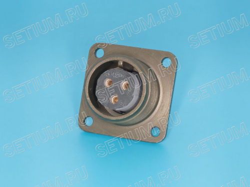 Разъём Amphenol серии MS  3 контакта, гнездо на блок MS3102E-14S-7S